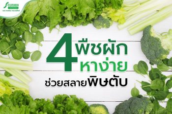 Read more about the article 4 พืชผักหาง่าย ช่วยสลายพิษตับ